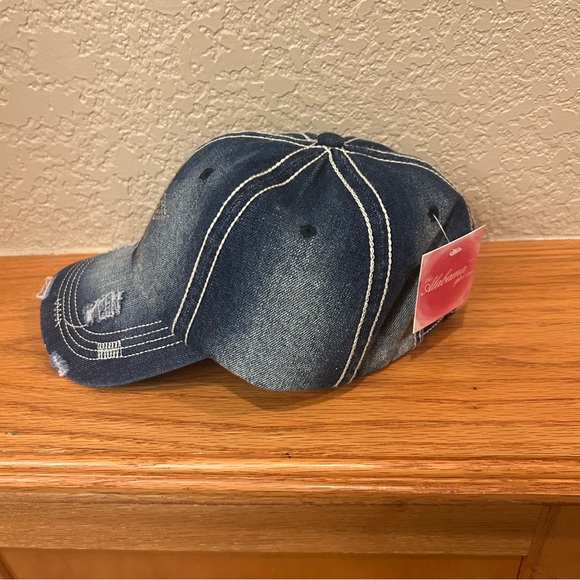 Denim Star Embellished Cap - Picture 5 of 7